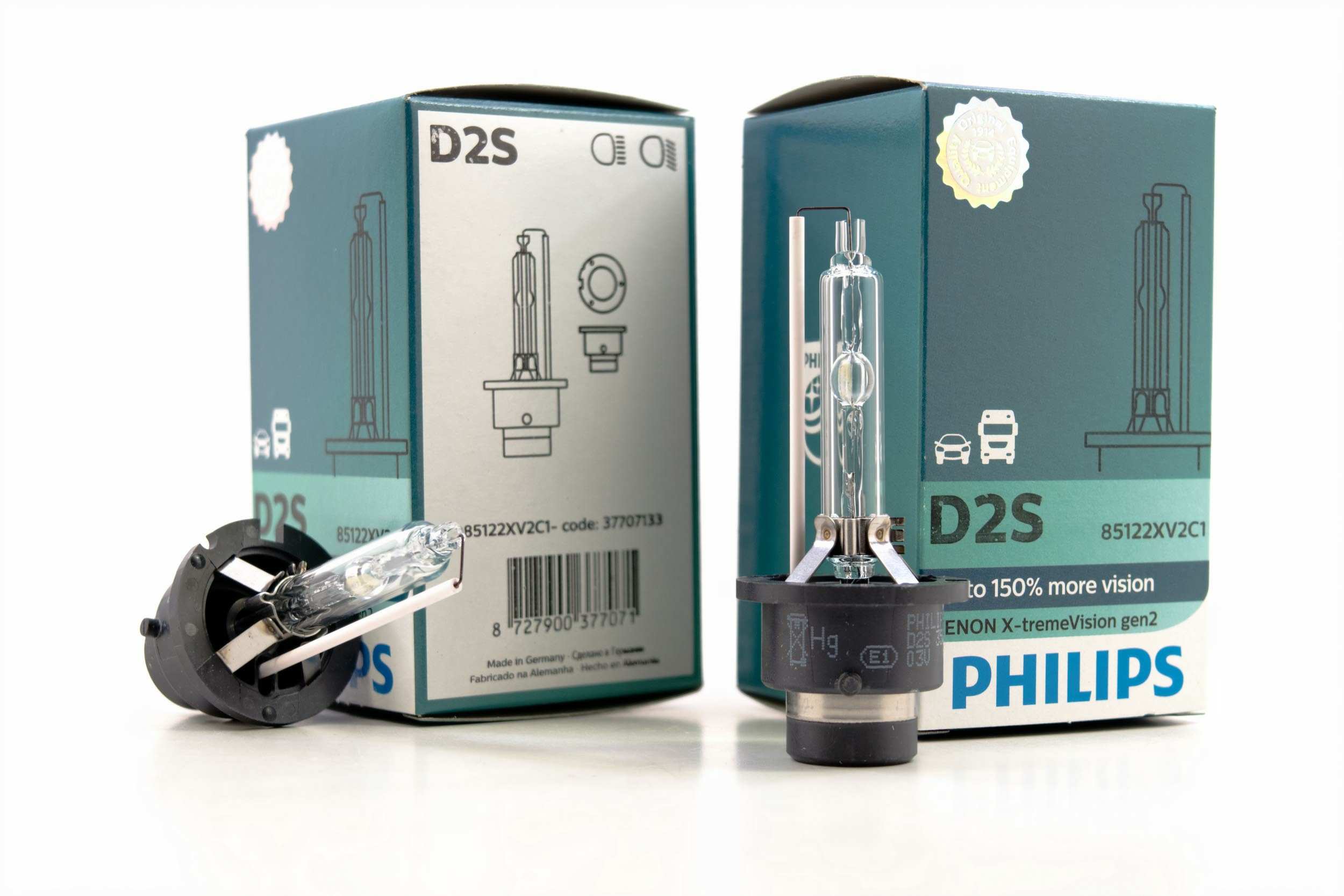 D2S: Philips 85122 XV2 Xtreme Vision 4800K HID Bulbs | TRS B101